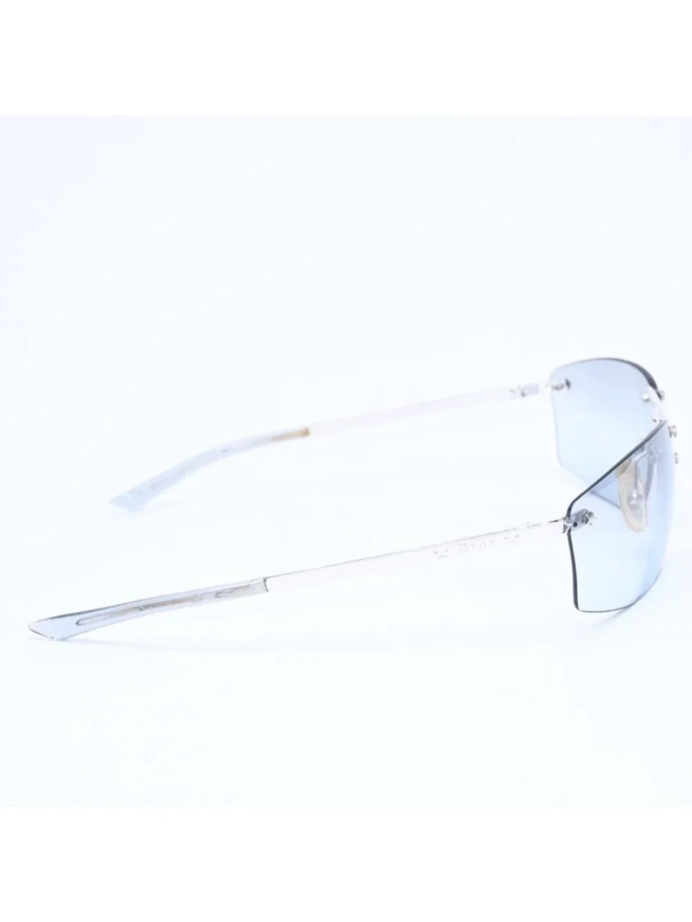 Dior Pop Rimless Sunglasses Gray Silver Eyewear